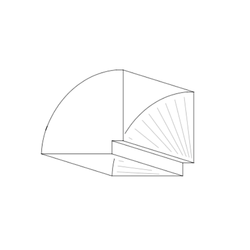 Rad. ELL with Square Throat drawing