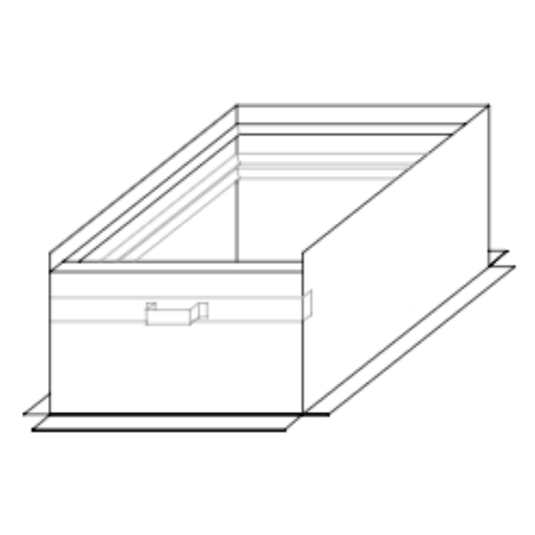 Open Bottom Base Box drawing